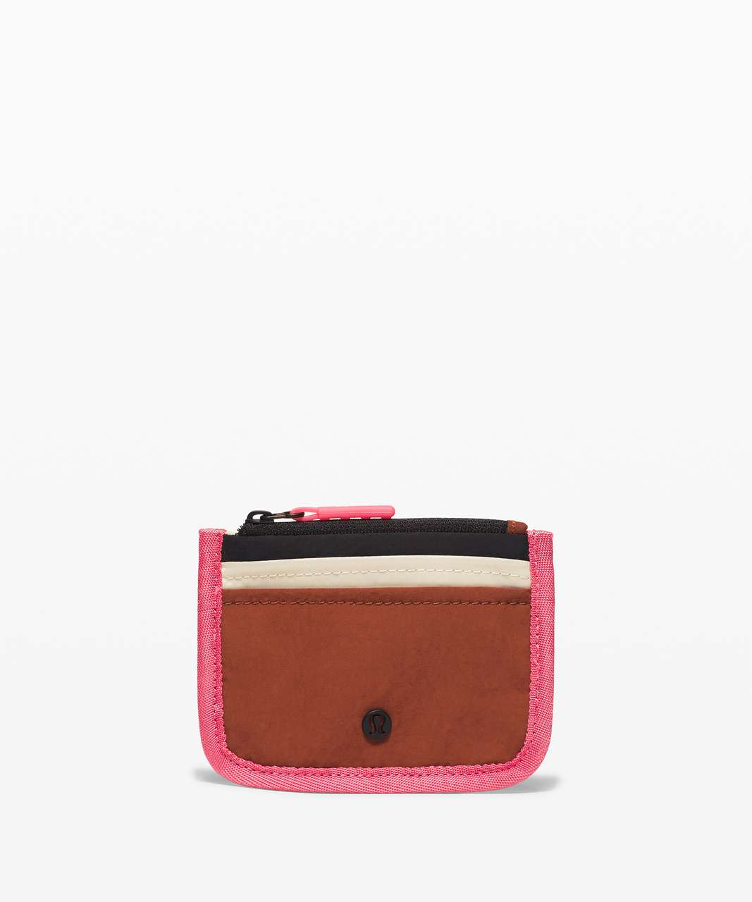 Lululemon True Identity Card Case - Dark Terracotta / White Opal / Black