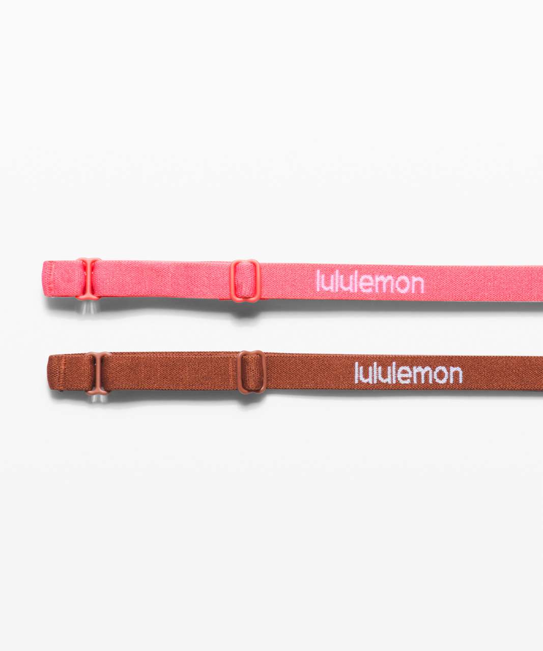 Lululemon Get in Line Headband *2 Pack - Guava Pink / Dark Terracotta