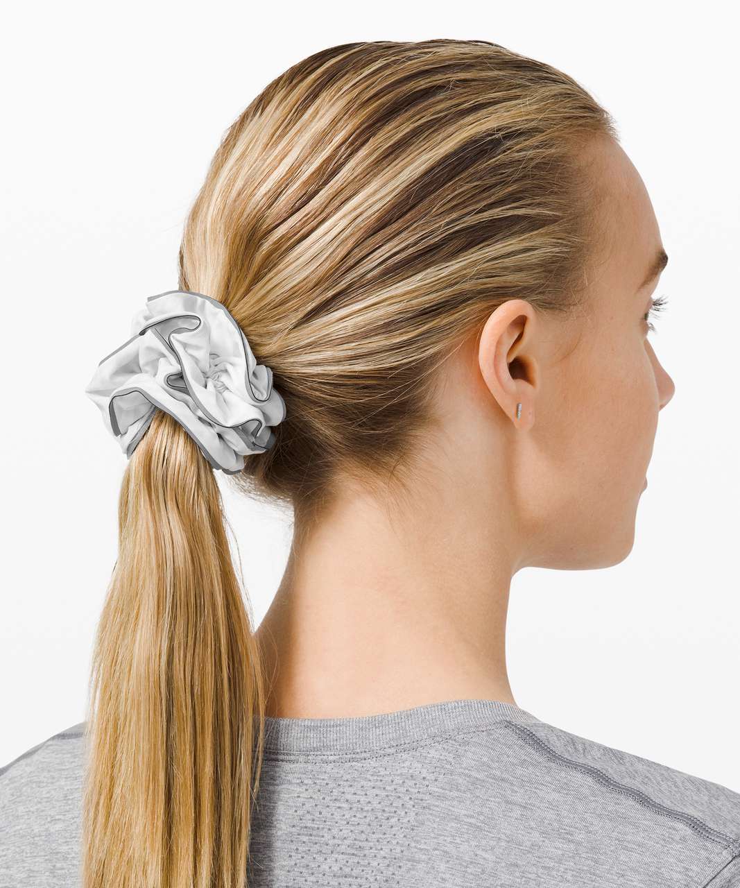 Lululemon Light Locks Scrunchie II - Concertina White Multi