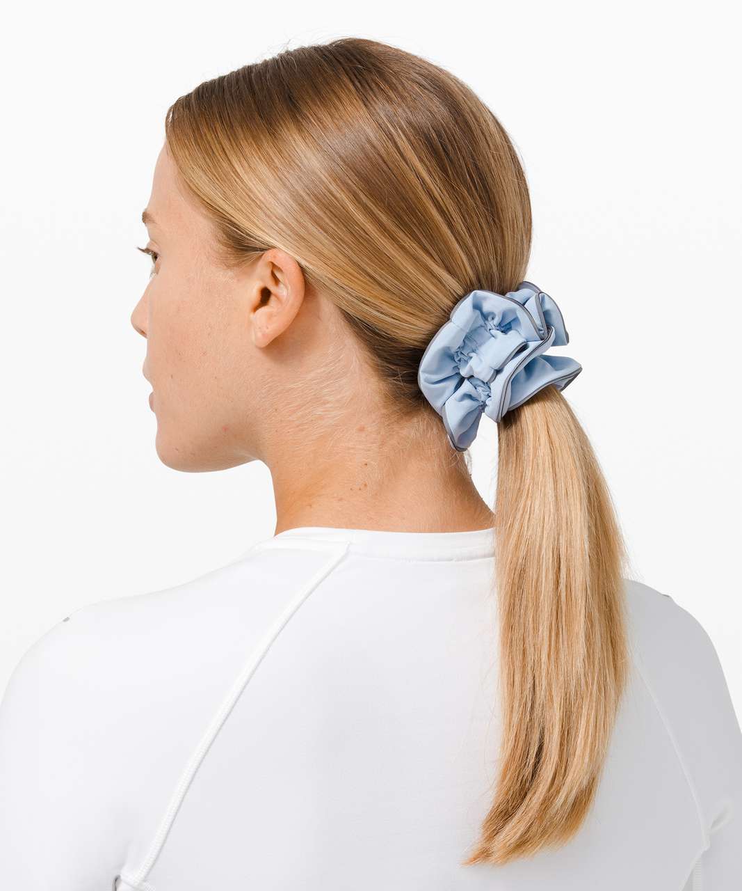 Lululemon Light Locks Scrunchie II - Blue Linen