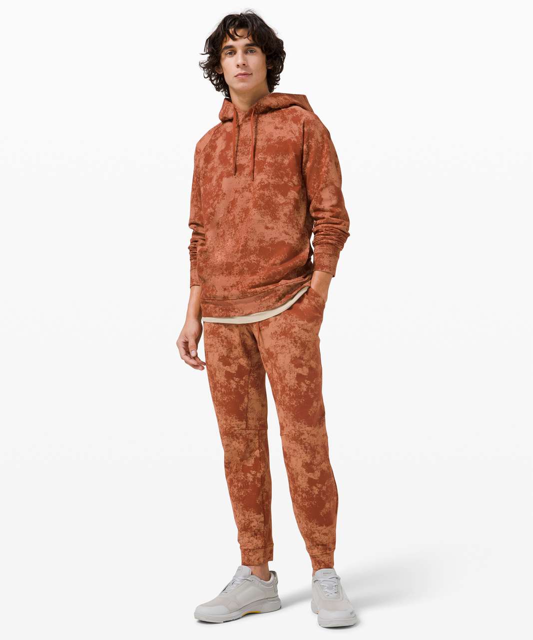 Lululemon City Sweat Pullover Hoodie French Terry - Astral Dark Terracotta Desert Sun