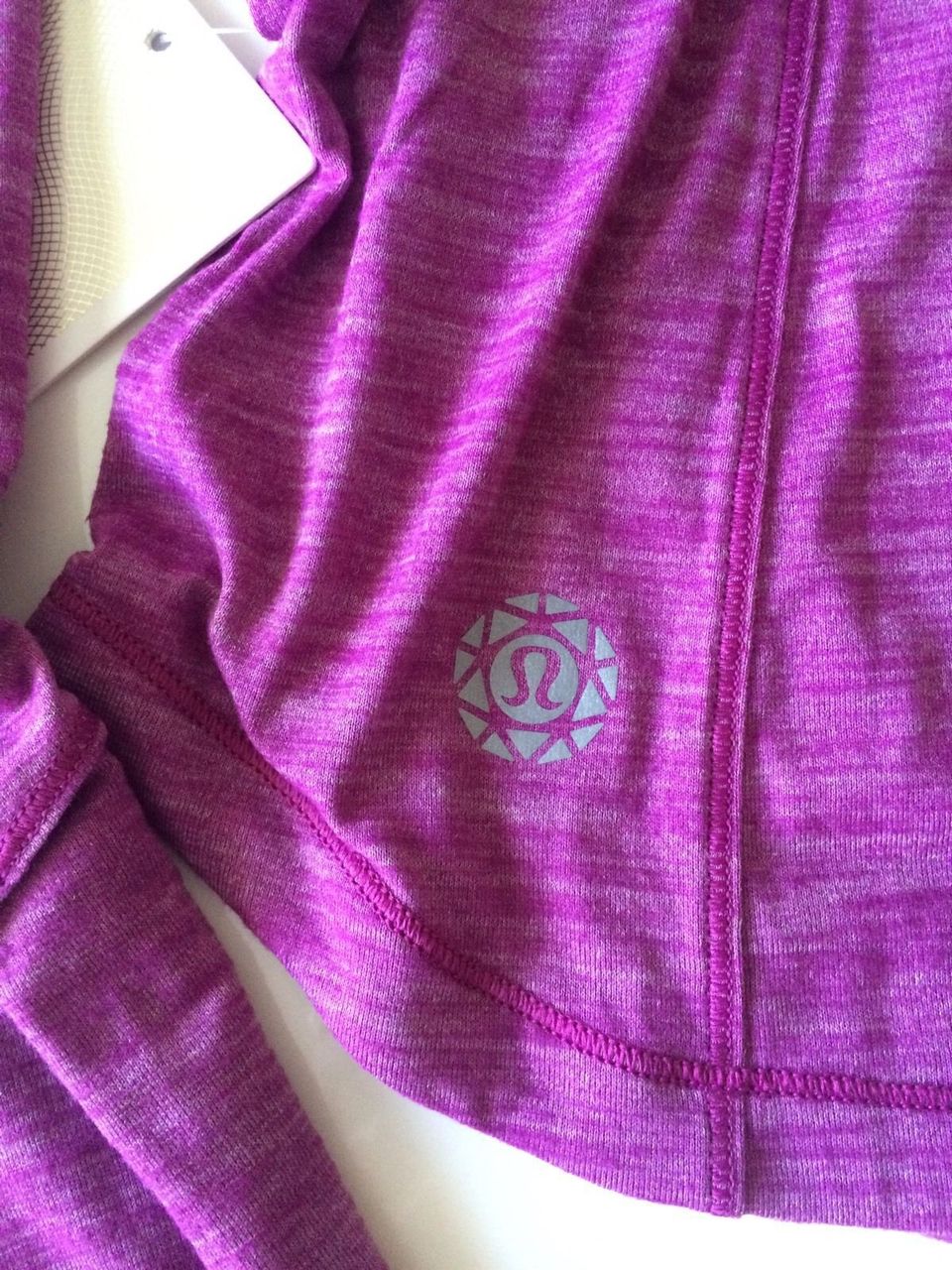 Lululemon 5 Mile Long Sleeve - 2016 Seawheeze - Heathered Regal Plum