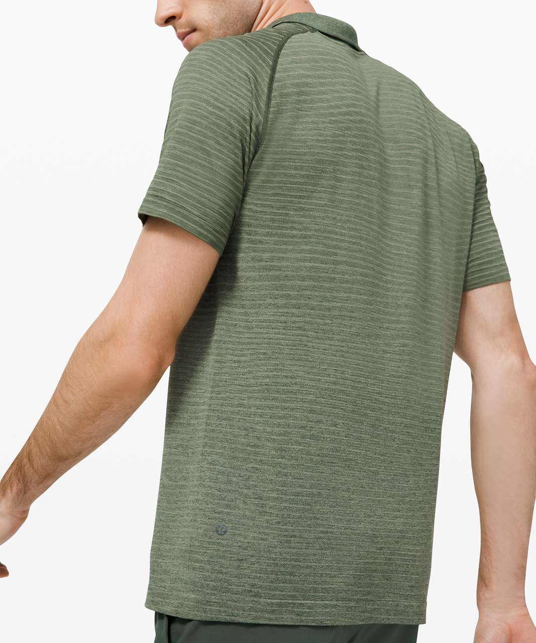 Lululemon Metal Vent Tech Polo 2.0 - Wave Fade Rosemary Green / Smoked Spruce