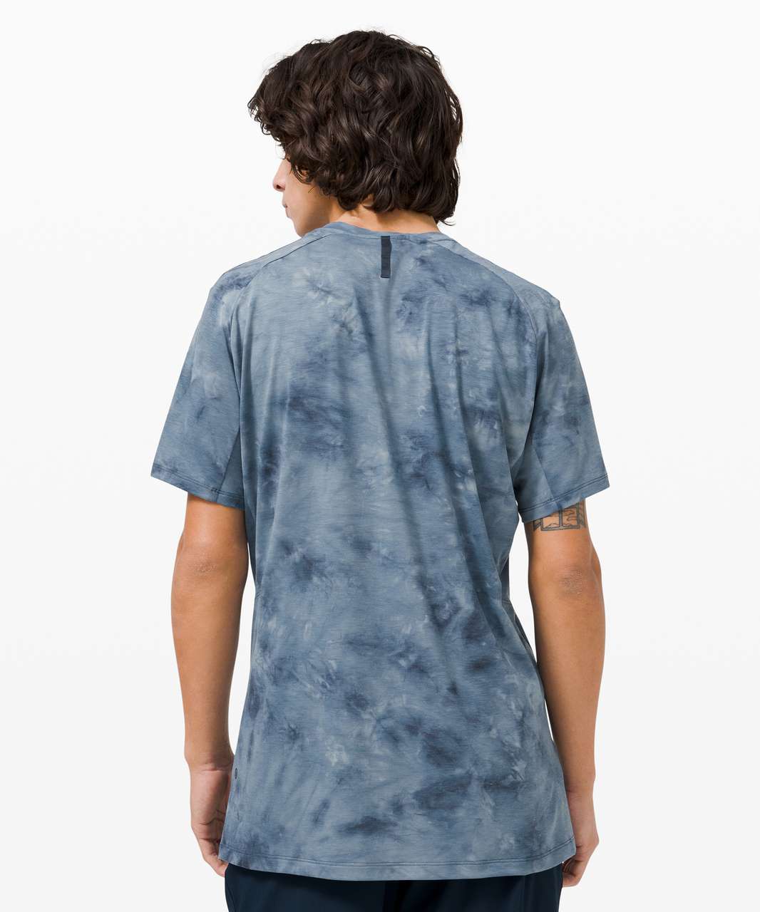 Lululemon Always Agile Short Sleeve - Diamond Dye True Navy Chambray