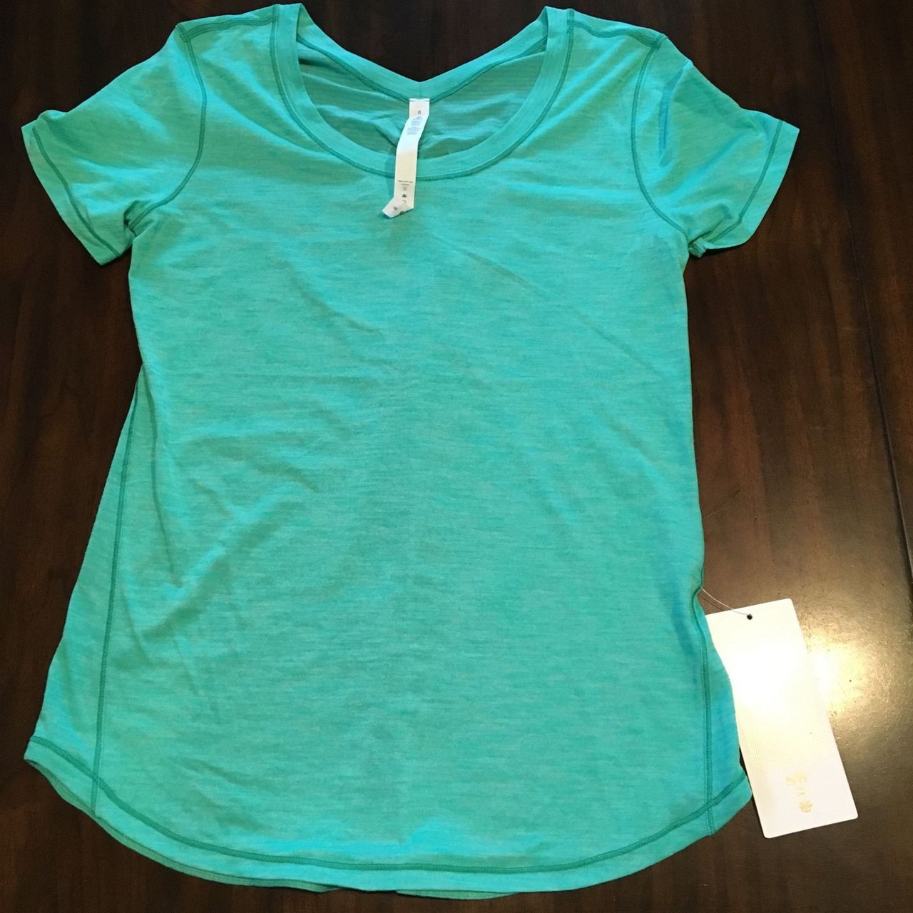 Lululemon Intensi-Tee - 2016 Seawheeze - Heathered Bali Breeze - lulu ...