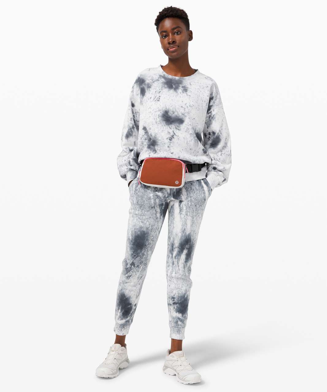 Lululemon Perfectly Oversized Crew *Tie Dye - Marble Dye Classic Navy