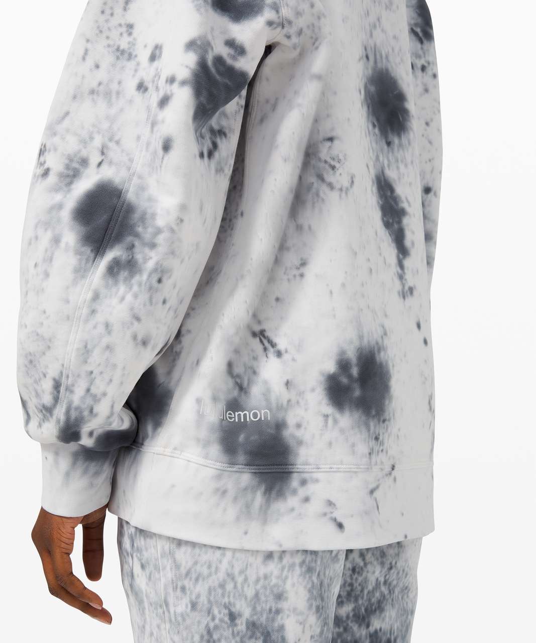 Lululemon Perfectly Oversized Crew *Tie Dye - Marble Dye Classic Navy