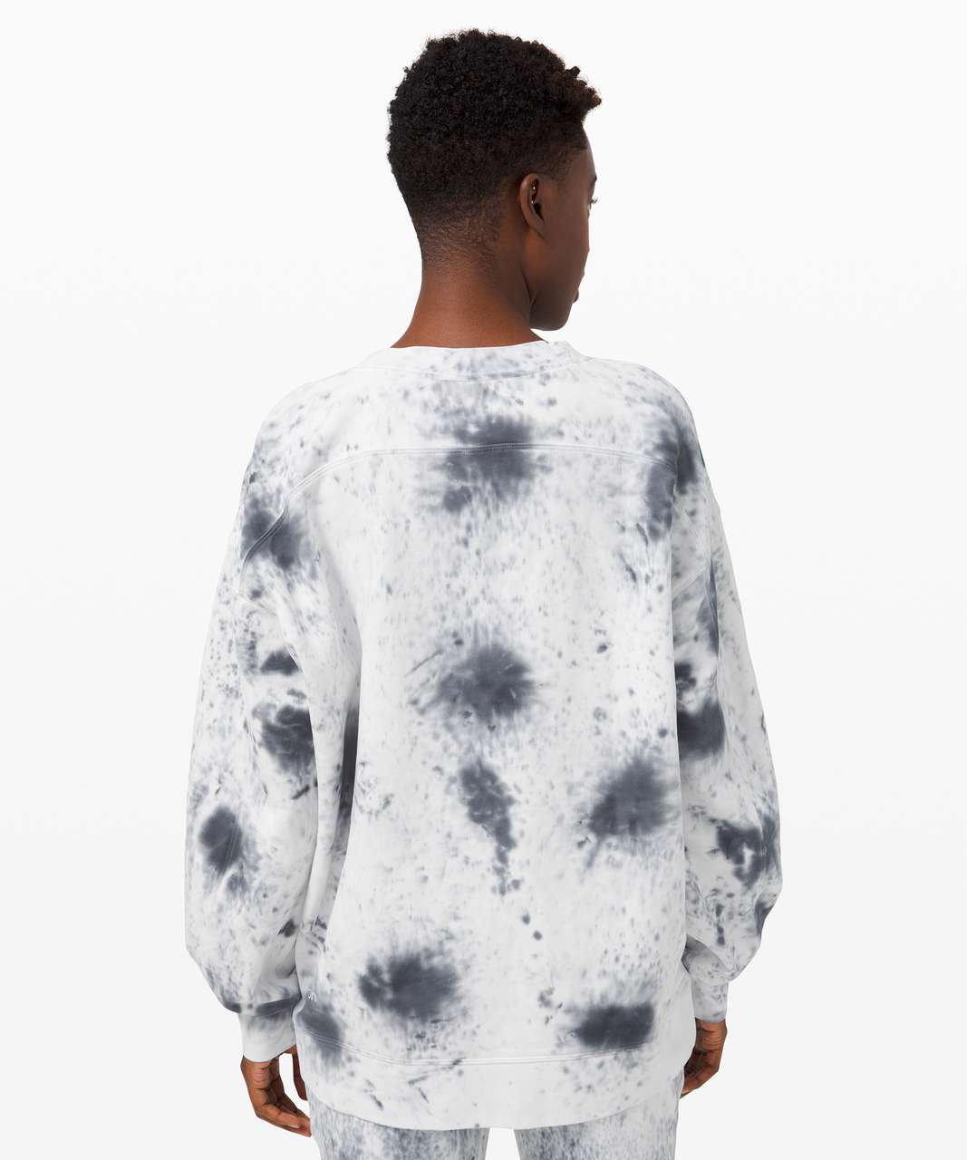 Lululemon Perfectly Oversized Crew *Tie Dye - Marble Dye Classic Navy