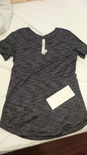 Lululemon Intensi-Tee - Heathered Cape Red - lulu fanatics