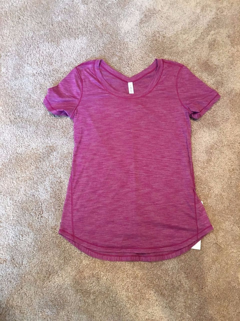 Lululemon Intensi-Tee - 2016 Seawheeze - Heathered Regal Plum