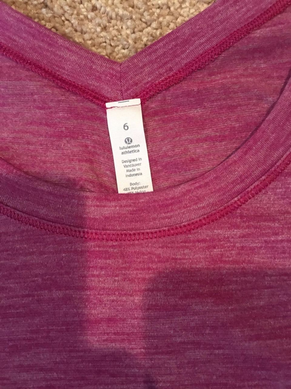 Lululemon Intensi-Tee - 2016 Seawheeze - Heathered Regal Plum