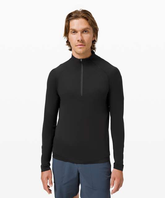 Lululemon Metal Vent Tech 1/2 Zip - Oxblood / Black - lulu fanatics