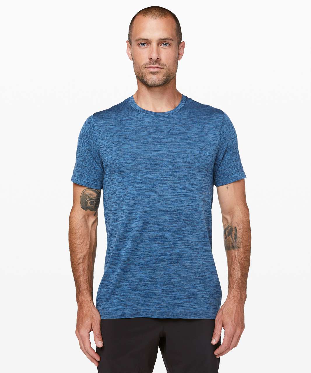 Lululemon Metal Vent Breathe Short Sleeve - Nautical Navy / Illuminight ...