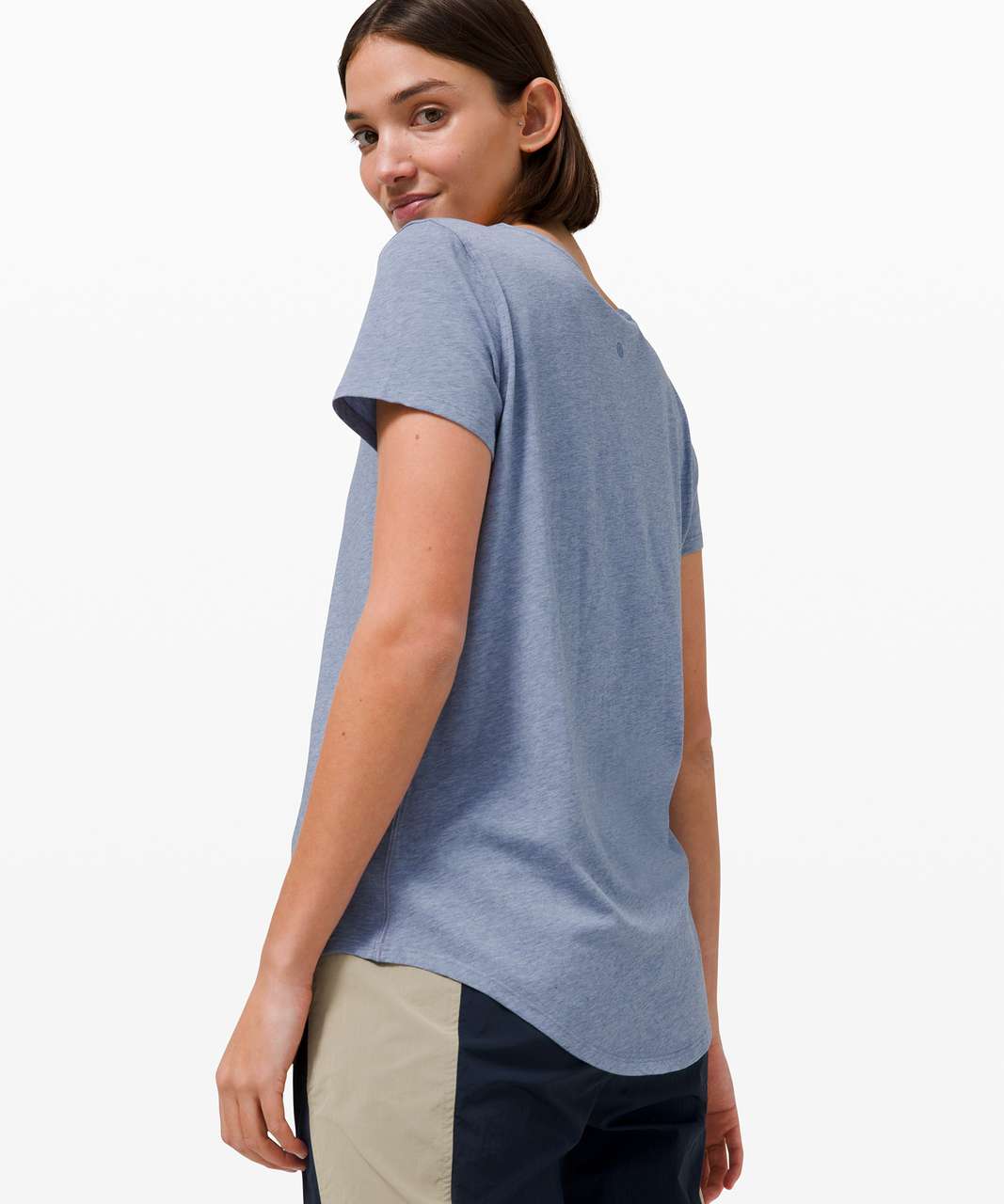 Lululemon Love Crew III - Heathered Water Drop