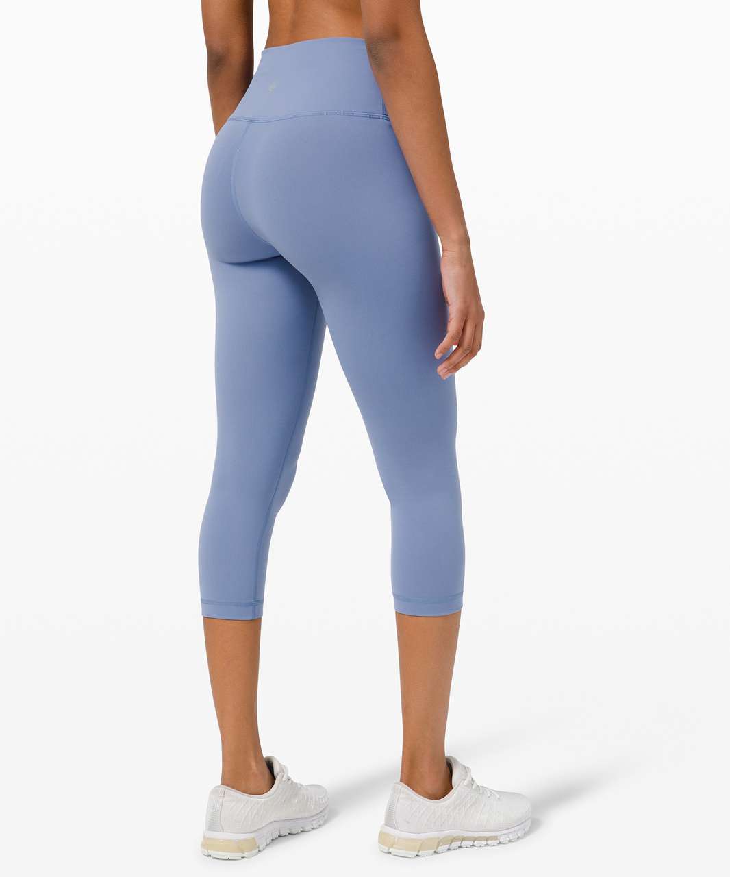 Lululemon Wunder Train Contour Fit High-Rise Crop 21 - Utility Blue - lulu  fanatics