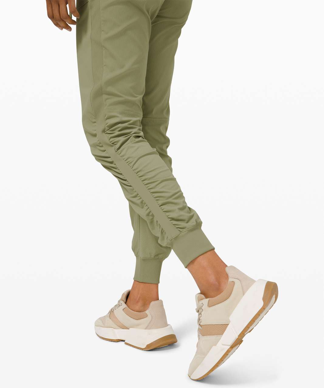 Buy Lululemon Beyond The Studio Joggers - Khaki At 24% Off