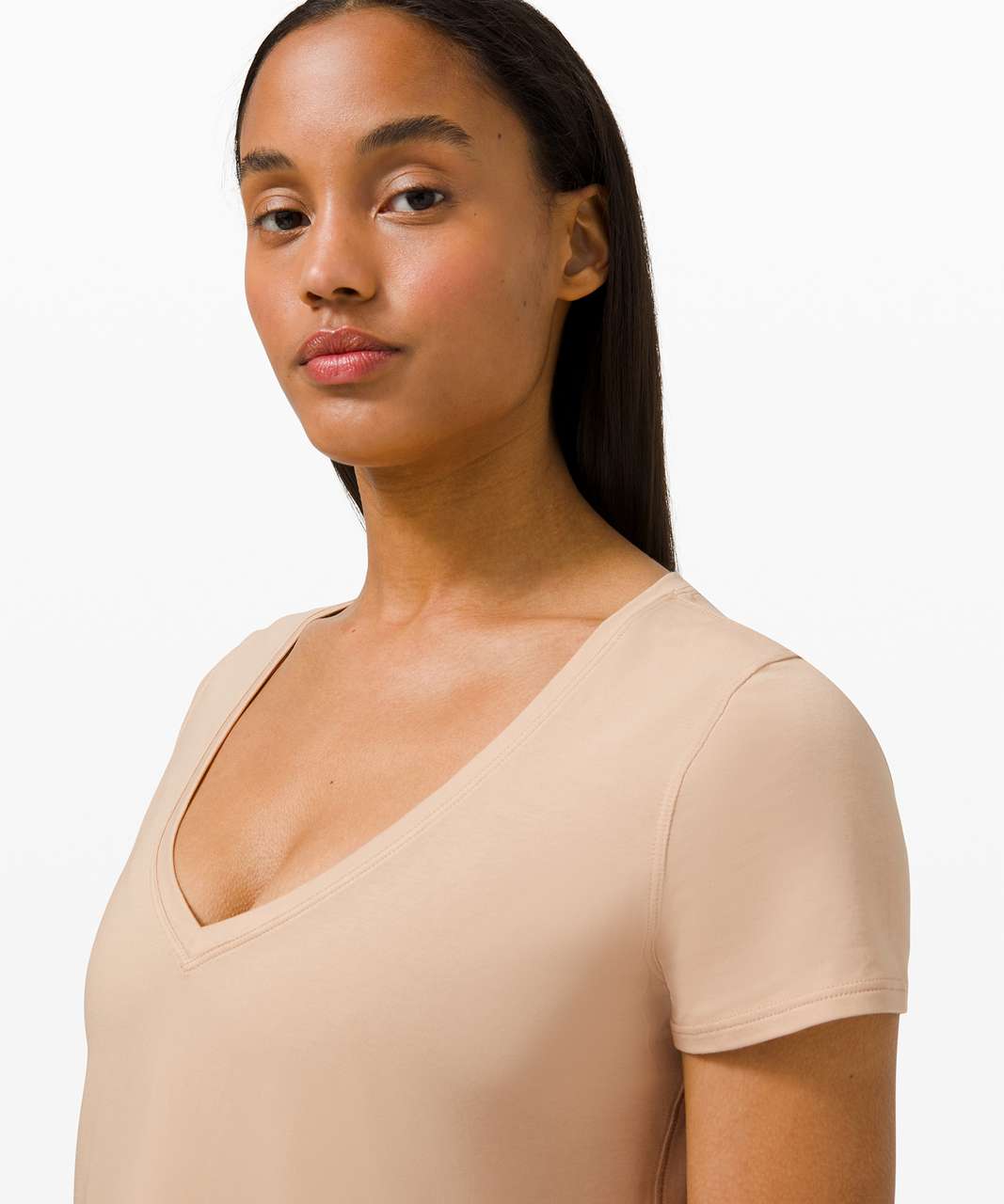 Lululemon Love Tee V - Cafe Au Lait