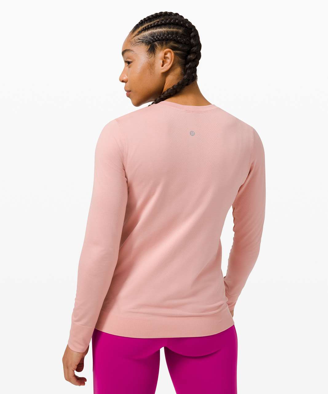 Lululemon Swiftly Breathe Long Sleeve - Pink Puff / Pink Puff