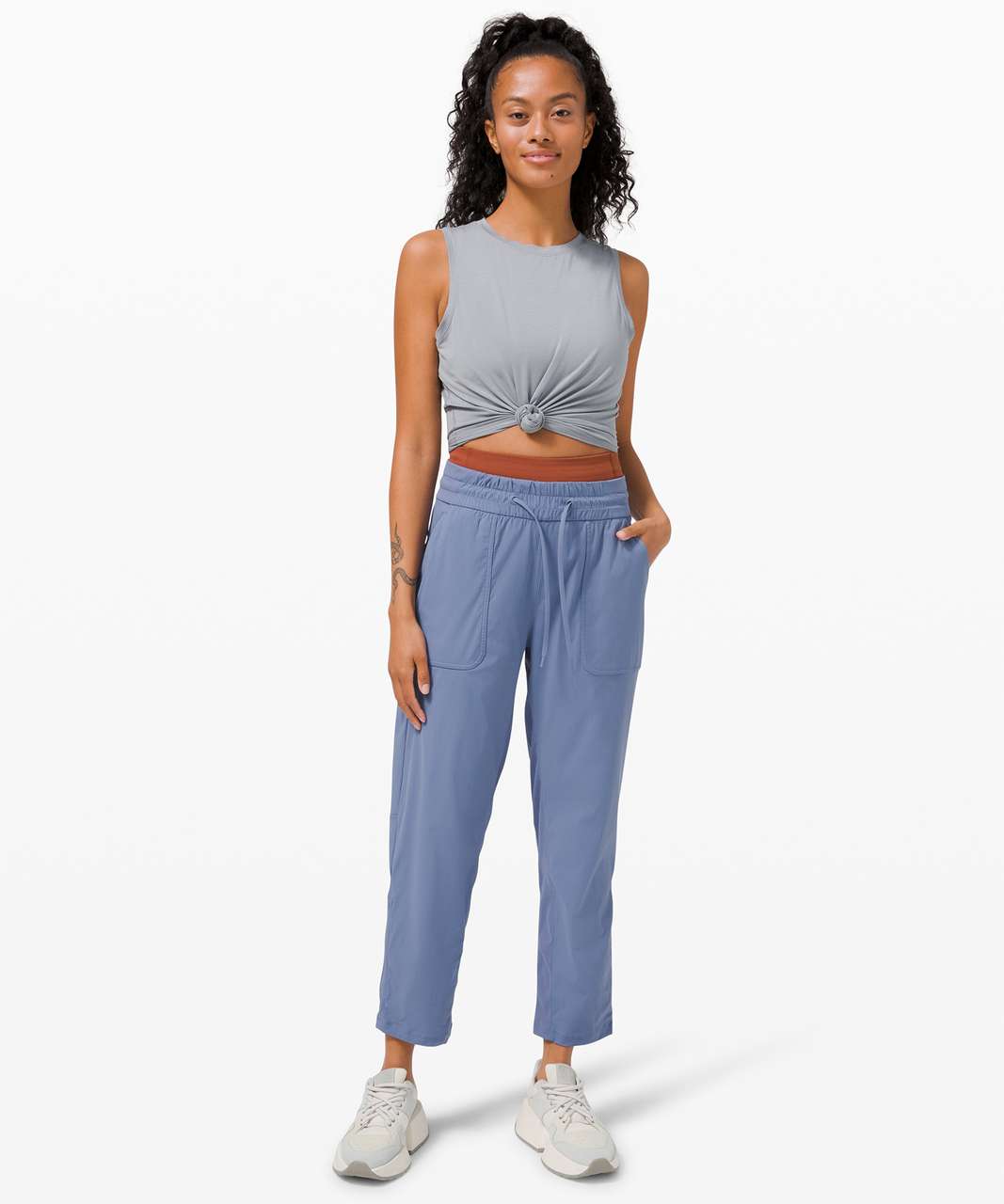 NWT Lululemon Beyond The Studio Crop Water Drop Bahrain