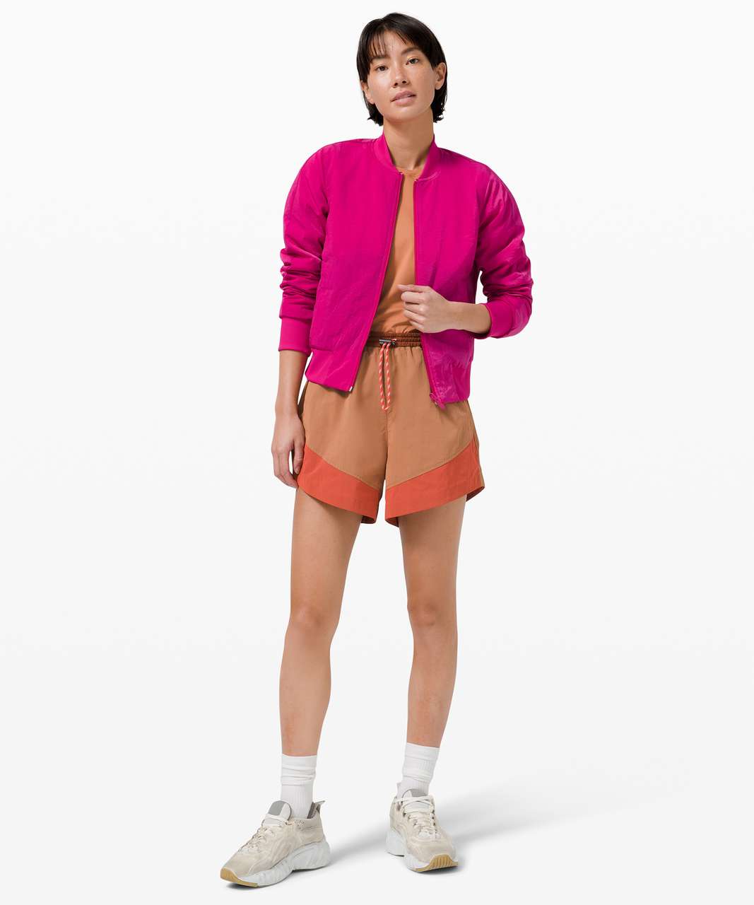 Lululemon Non-Stop Bomber *Reversible - Pink Mist - lulu fanatics