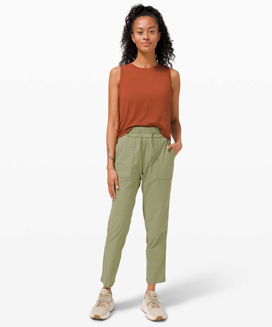 Lululemon Beyond the Studio Pant Slim - Rosemary Green