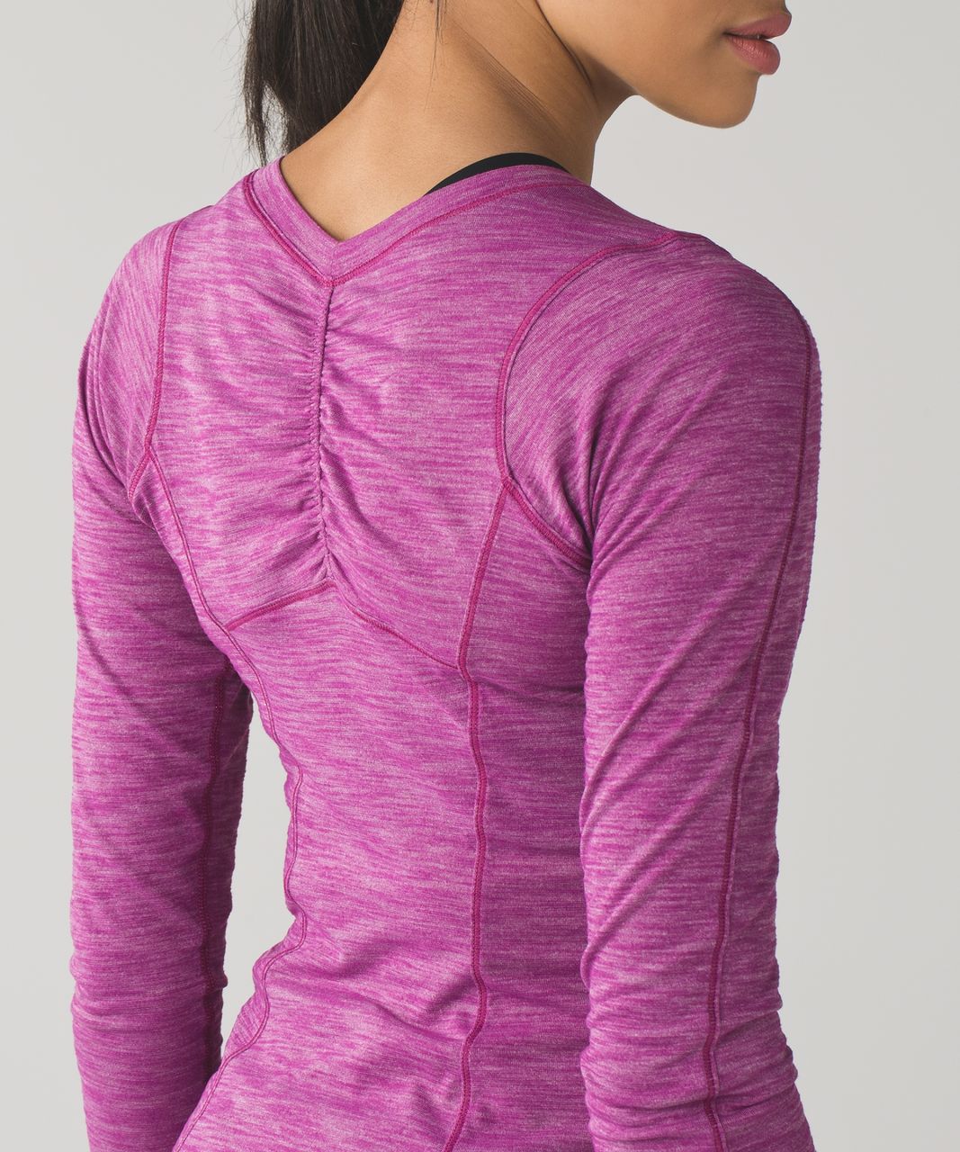 Lululemon 5 Mile Long Sleeve - Heathered Regal Plum