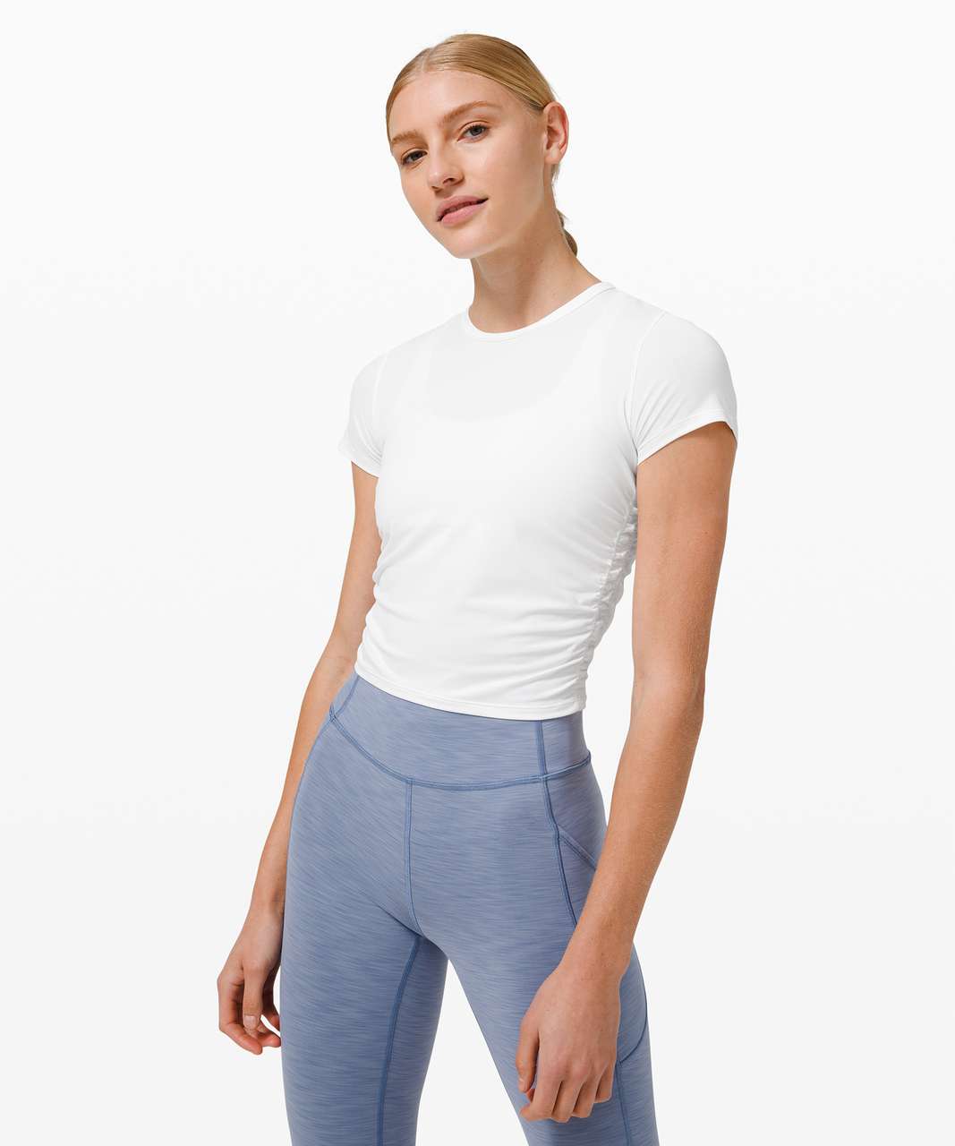 Lululemon All It Takes Short Sleeve *Train - White - lulu fanatics