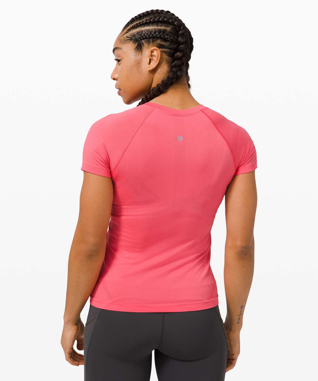 Lululemon Swiftly Tech Short Sleeve 2.0 *Race Length - Guava Pink / Guava  Pink - lulu fanatics