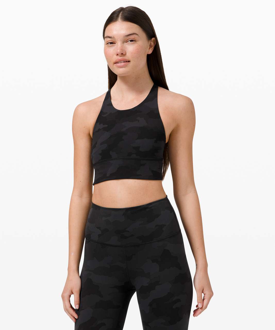 Lululemon Energy Bra Long Line Formation Camo Deep Coal Multi [4], Men's  Fashion, Activewear on Carousell