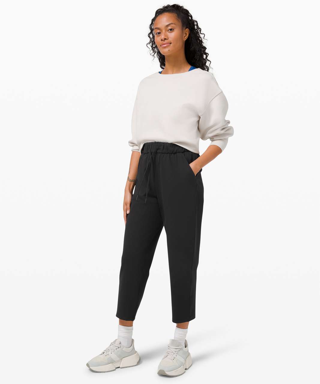 Lululemon Keep Moving Crop *High Rise, 23" - Black