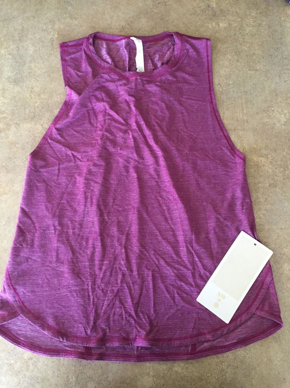 Lululemon In A Cinch Tank - 2016 Seawheeze - Heathered Regal Plum