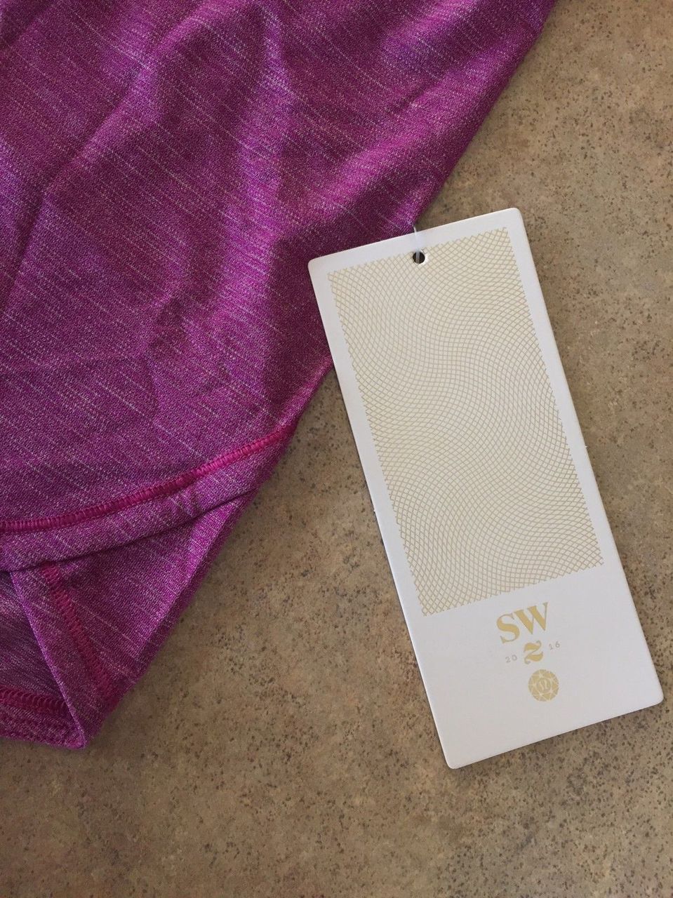 Lululemon In A Cinch Tank - 2016 Seawheeze - Heathered Regal Plum