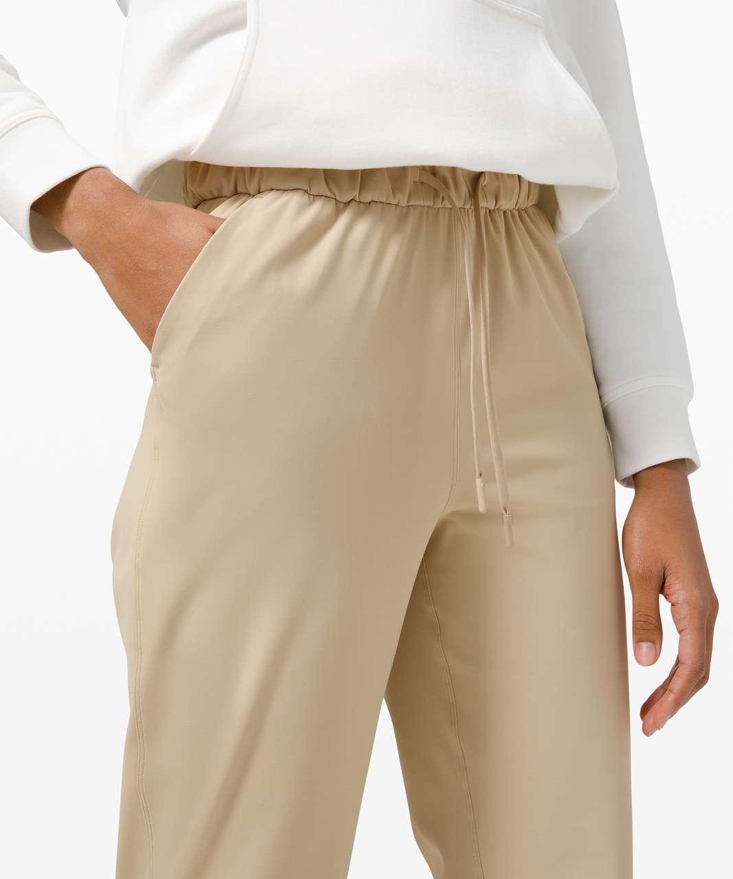 Lululemon Keep Moving Pant 7/8 High-Rise Womens Size 6 Luxtreme Tan Beige  Trench