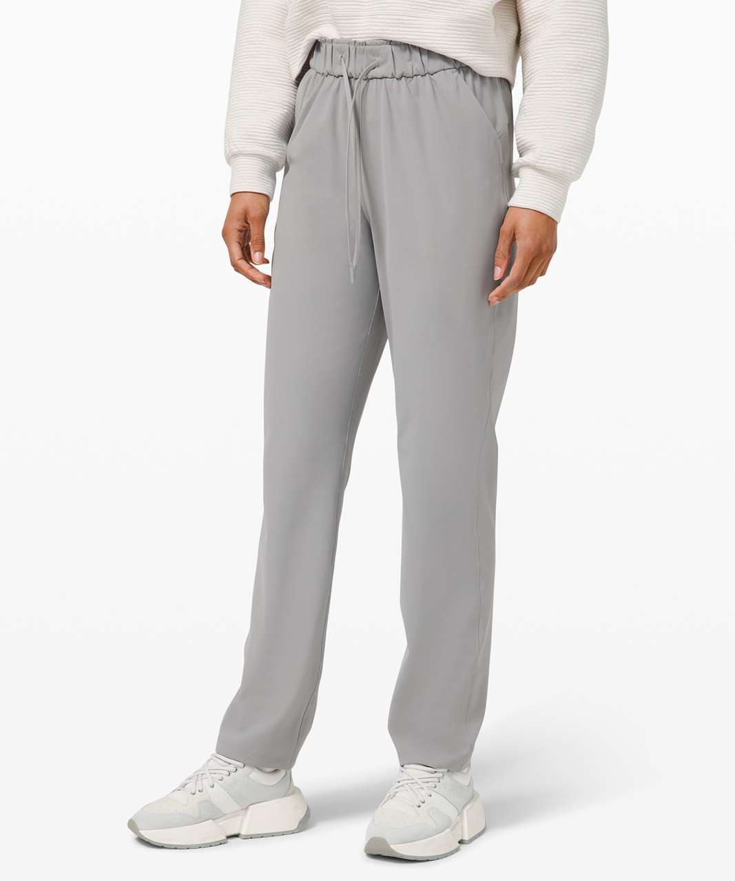 Work fit featuring Keep Moving Pant in grey sage : r/lululemon