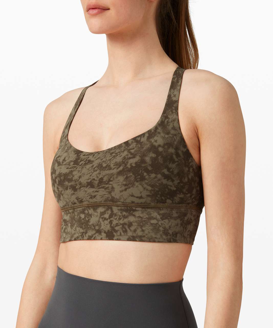 Lululemon Free to Be Long-Line Bra Wild *Light Support, A/B Cups - Summer  Shade Medium Olive Dark Olive - lulu fanatics