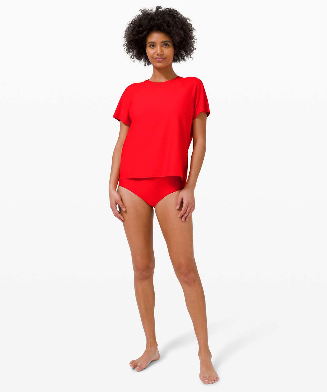 Lululemon Waterside Relaxed UVP Short Sleeve - True Red