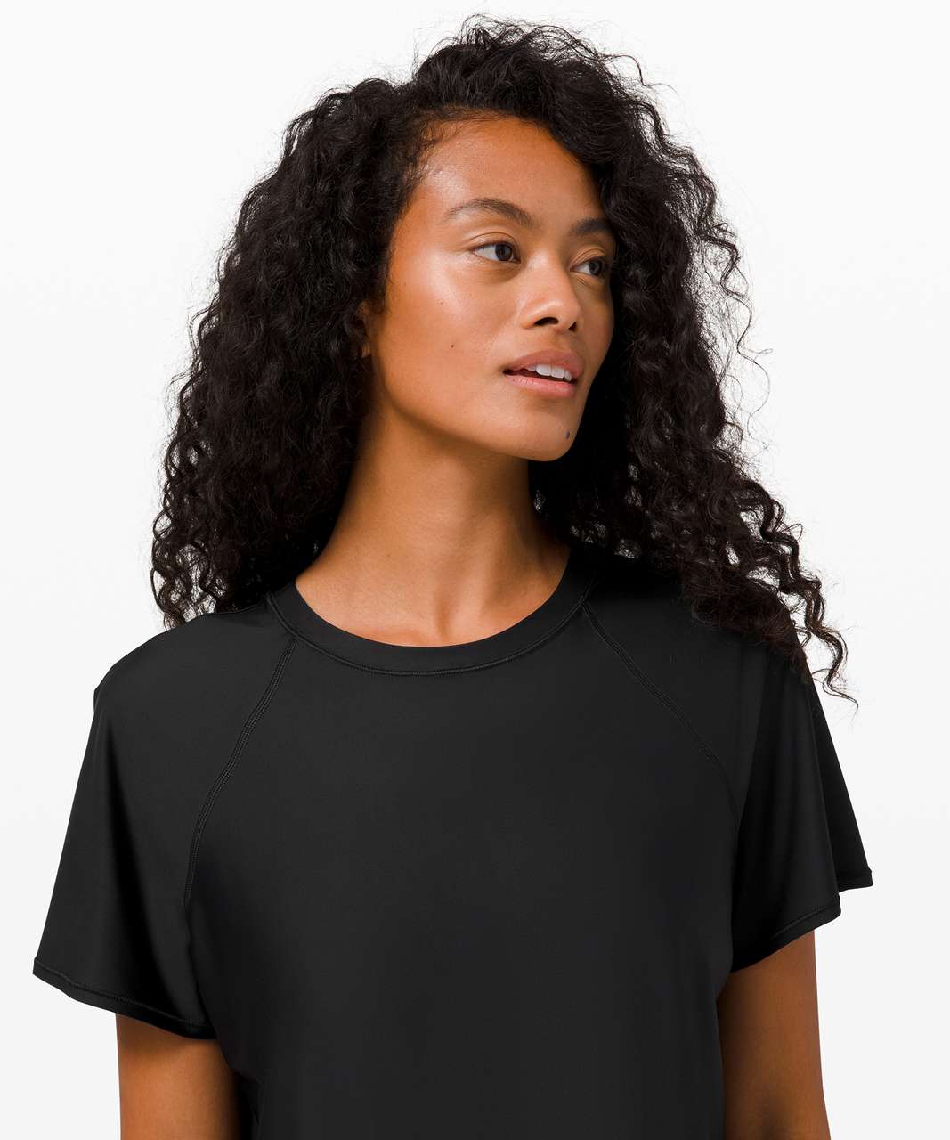 Lululemon Waterside Relaxed Uv Protection Short Sleeve - Black