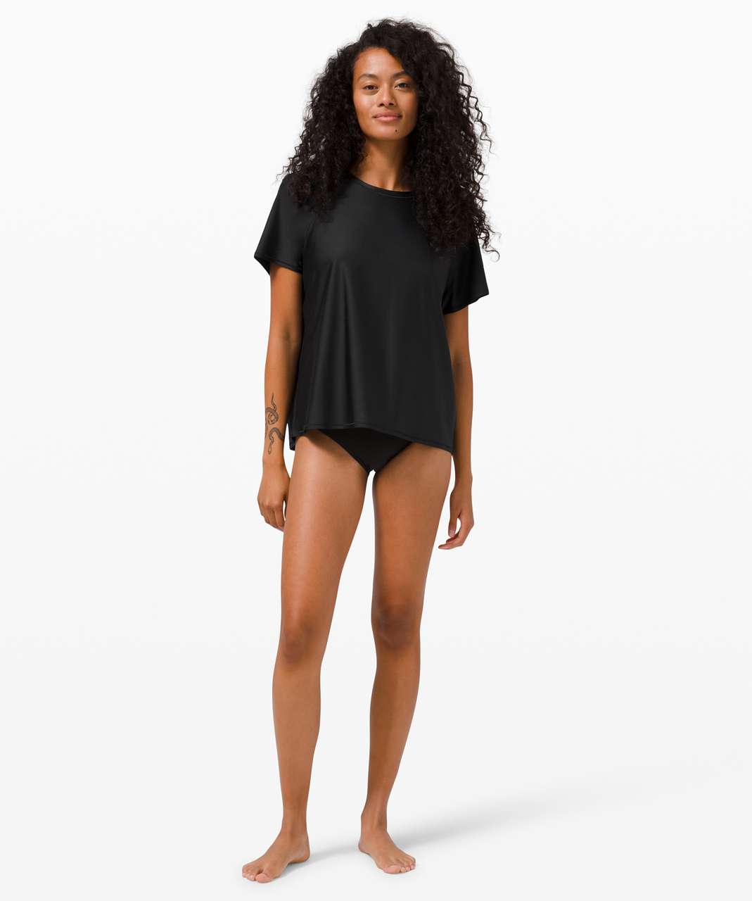 Lululemon Waterside Relaxed UVP Short Sleeve - Black