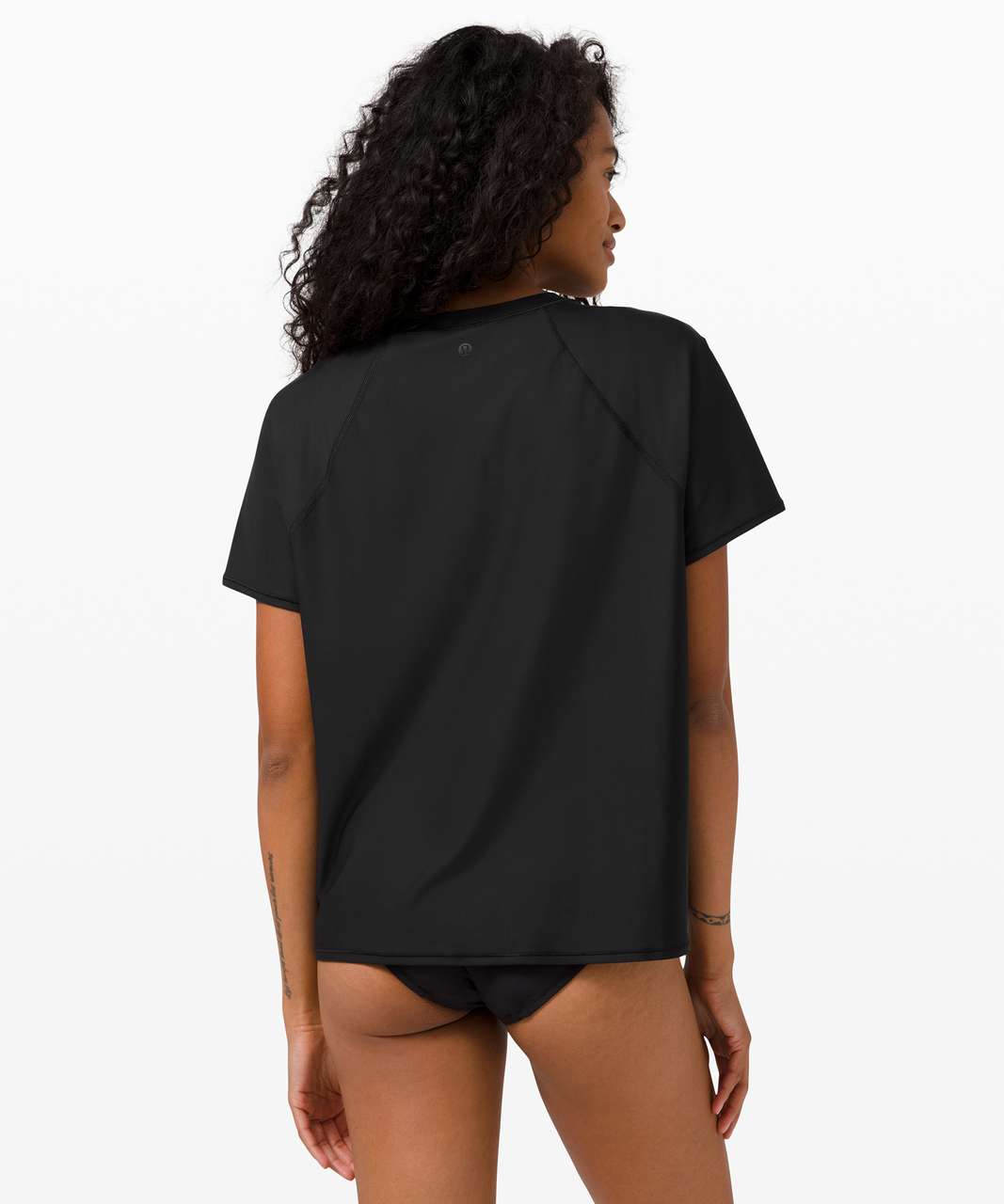 Lululemon Waterside Relaxed UVP Short Sleeve - Black