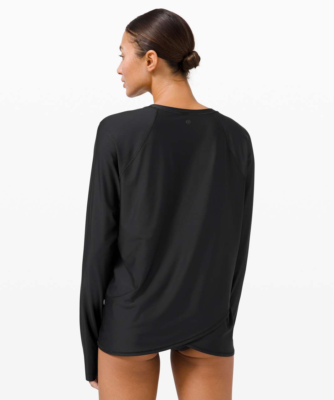 Lululemon Waterside Relaxed UVP Long Sleeve - Black - lulu fanatics