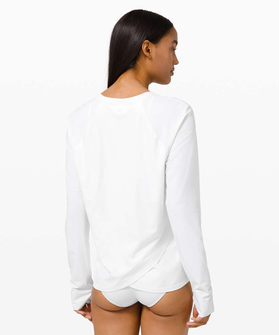 Lululemon Waterside Relaxed UVP Long Sleeve - White - lulu fanatics