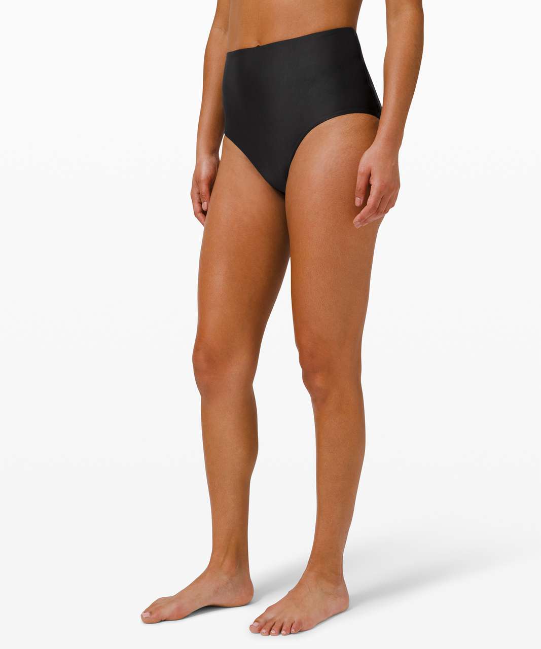 Lululemon Waterside Swim Bottom *High Waist, Medium Coverage - Black - lulu  fanatics