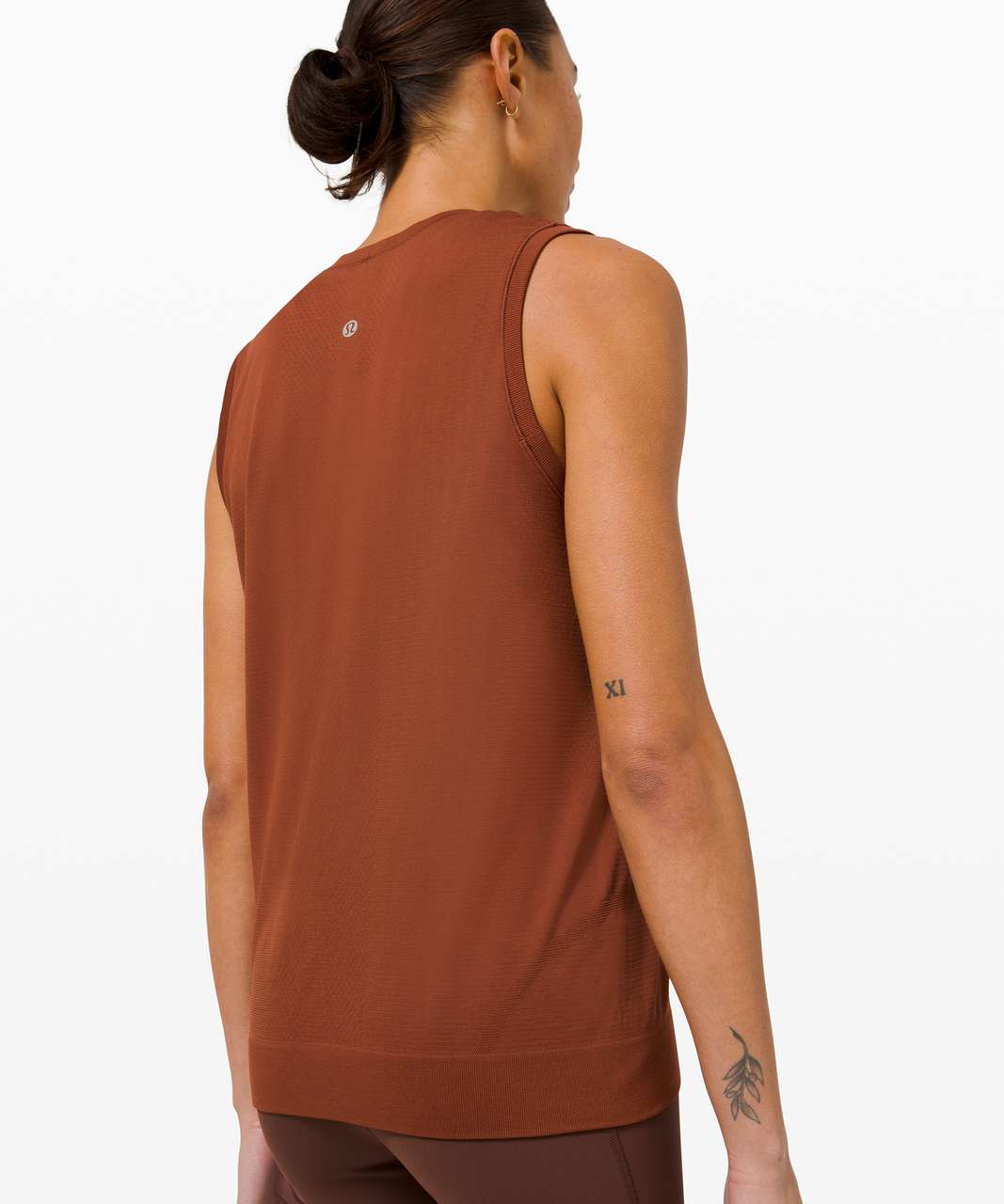 Lululemon Swiftly Breathe Muscle Tank Top - Dark Terracotta / Dark Terracotta