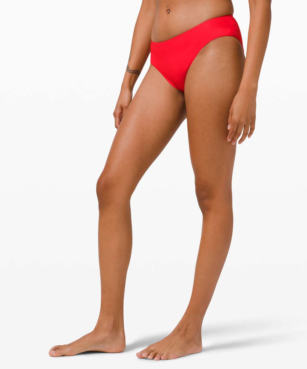 Lululemon Waterside Swim Bottom *Mid Rise, Medium Coverage - True Red