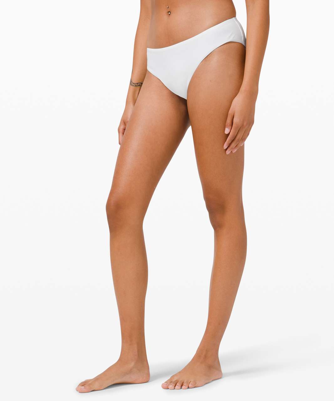 Lululemon Waterside Swim Bottom *Mid Rise, Medium Coverage - White