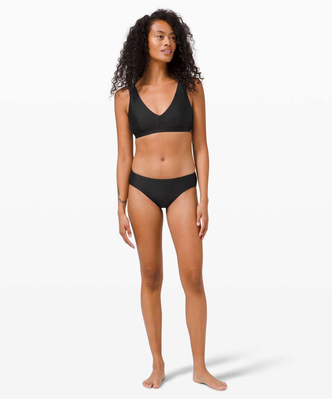 Lululemon Waterside Swim Bottom *Mid Rise, Medium Coverage - Black