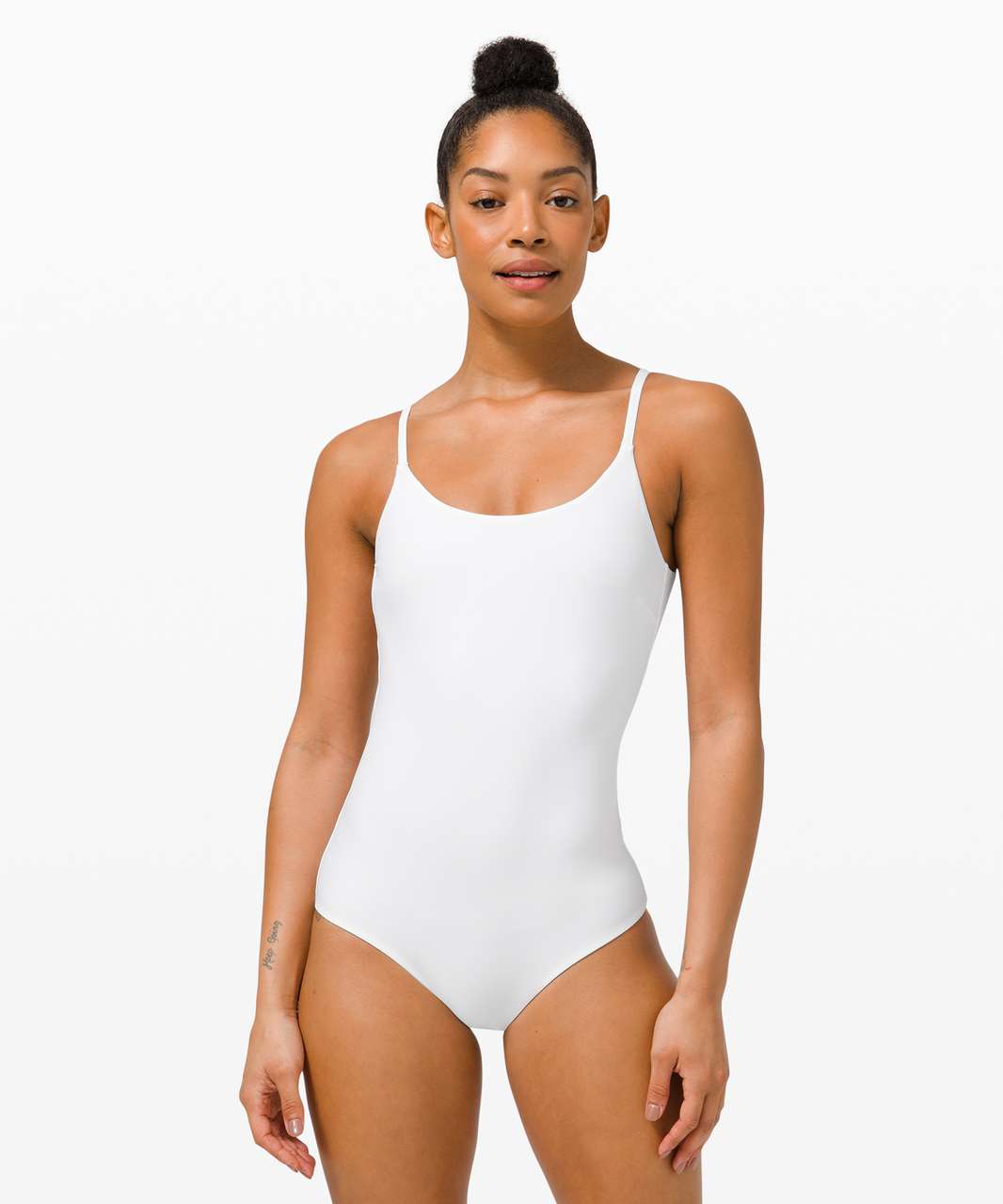 Lululemon Waterside One-Piece Swimsuit *B/C Cup, Medium Bum Coverage -  Harmonize Fluro Pink Multi - lulu fanatics