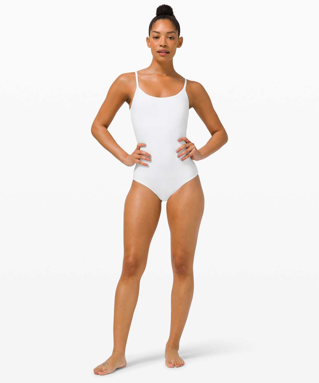 NWT Lululemon Waterside Square-Neck One-Piece Swimsuit B/C Cup,size 4