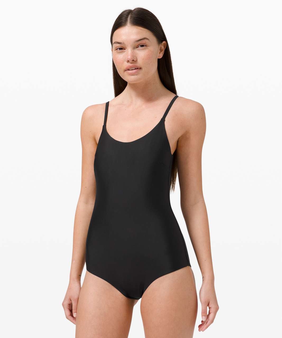 Lululemon Waterside Swim Top *C Cup - Black - lulu fanatics