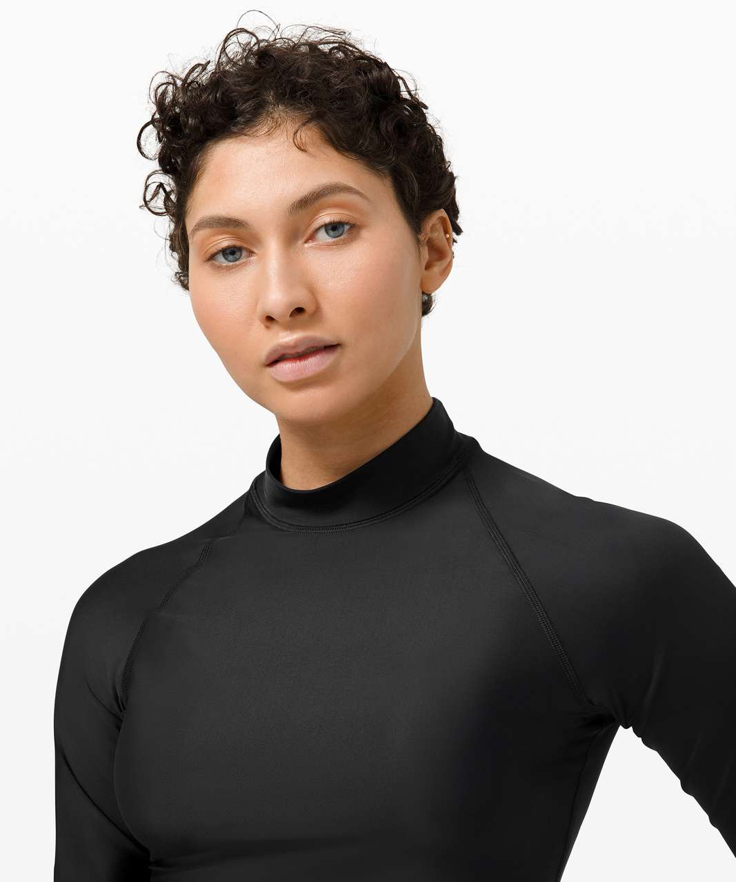 Lululemon Waterside UVP Short-Sleeve Rash Guard - Black